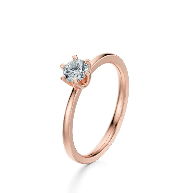 Pierścionek diament